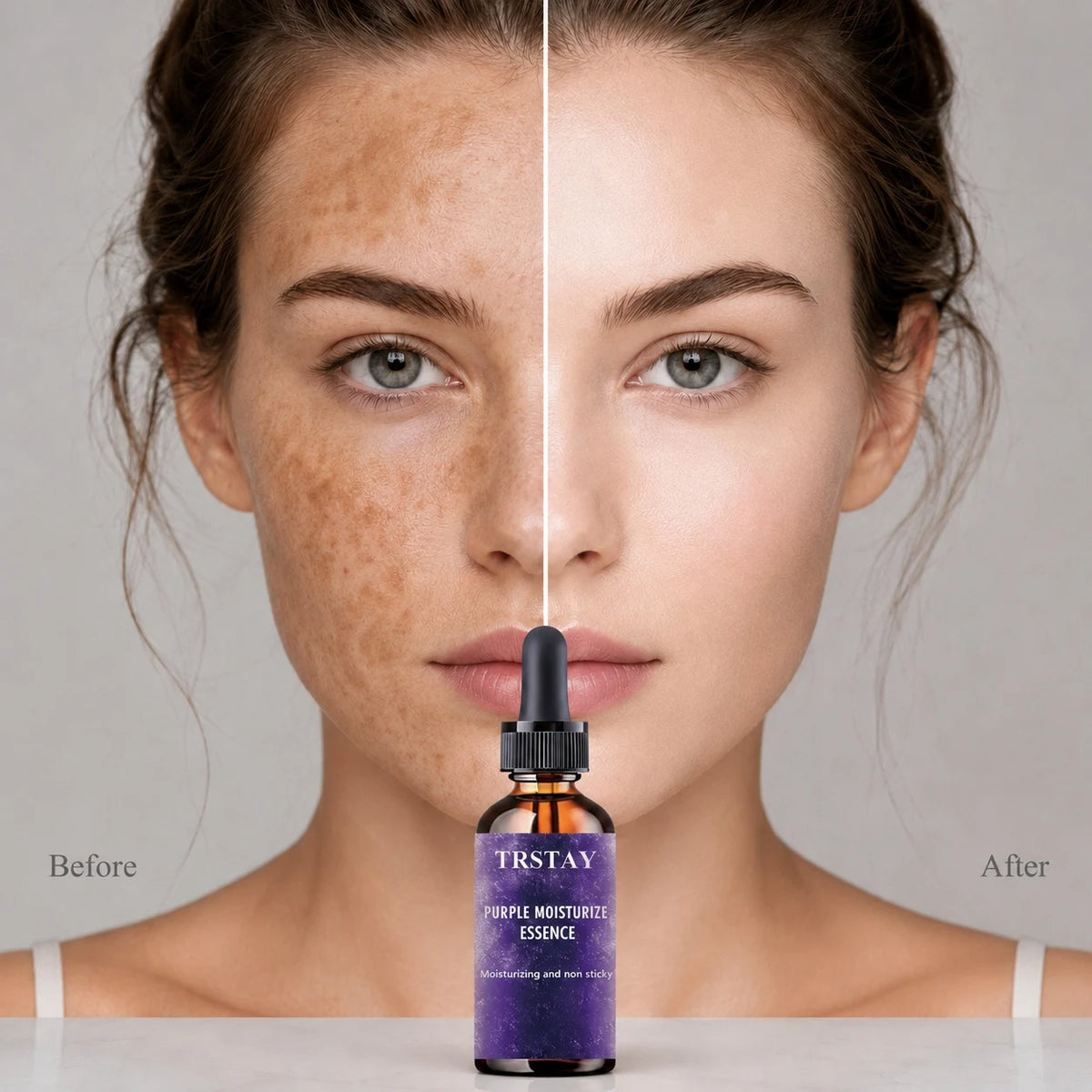 TRSTAY Purple Tone Refreshing Face Serum – All Skin Types Face Serum Qst