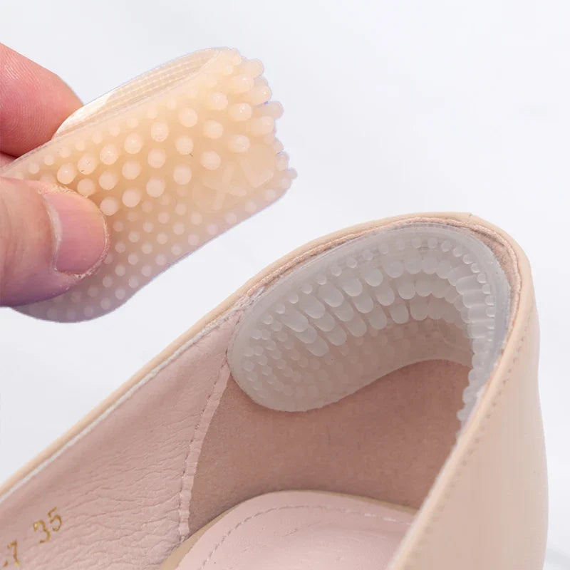 Silicone Heel Grips Anti-Slip Pads for Women & Men Heel Grip Inserts Qme