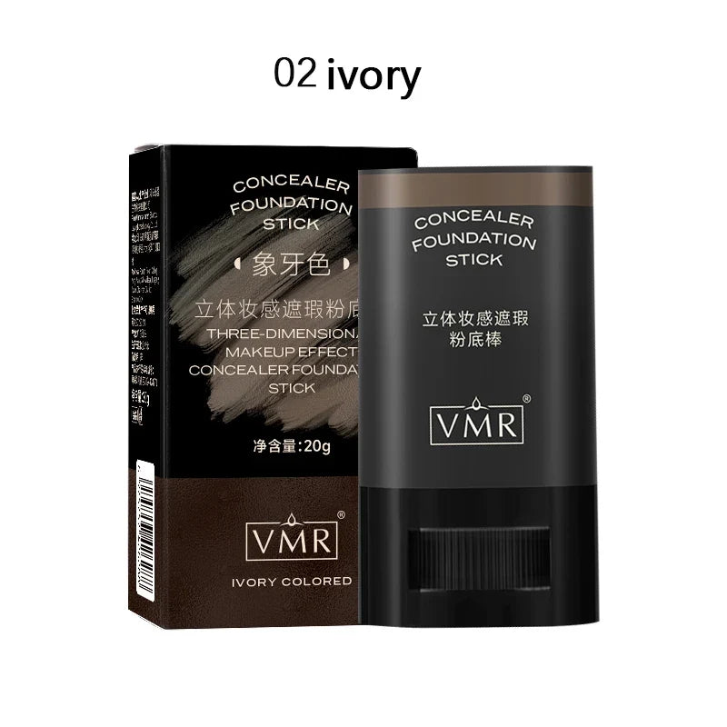 3D Concealer Foundation Stick – Waterproof & Sweat-Proof | Qme Concealer Foundation Stick Qme 02 ivory