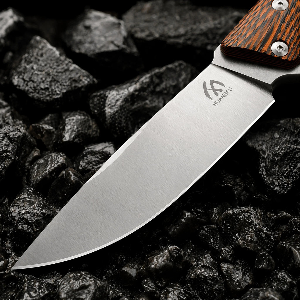 HUANGFU Steel Multi-Purpose Outdoor Knife – Camping & Hiking Outdoor Camping Knife Qst