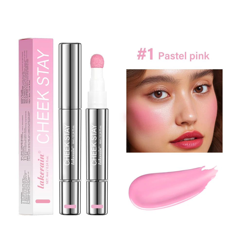 Lakerain Liquid Blush Pen – Sponge Tip, Long-Lasting Blush Liquid Blush Pen Qst 01