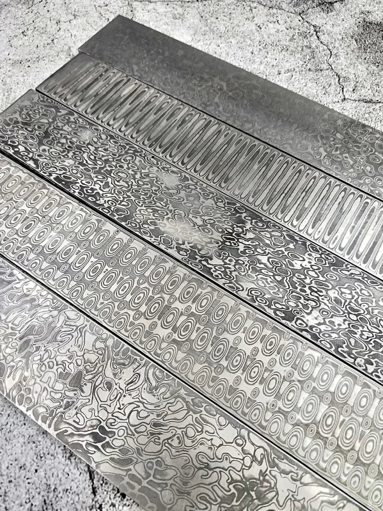 VG10 Damascus Steel Knife Blank – DIY Forged Steel Strip Knife Making Blank Qst