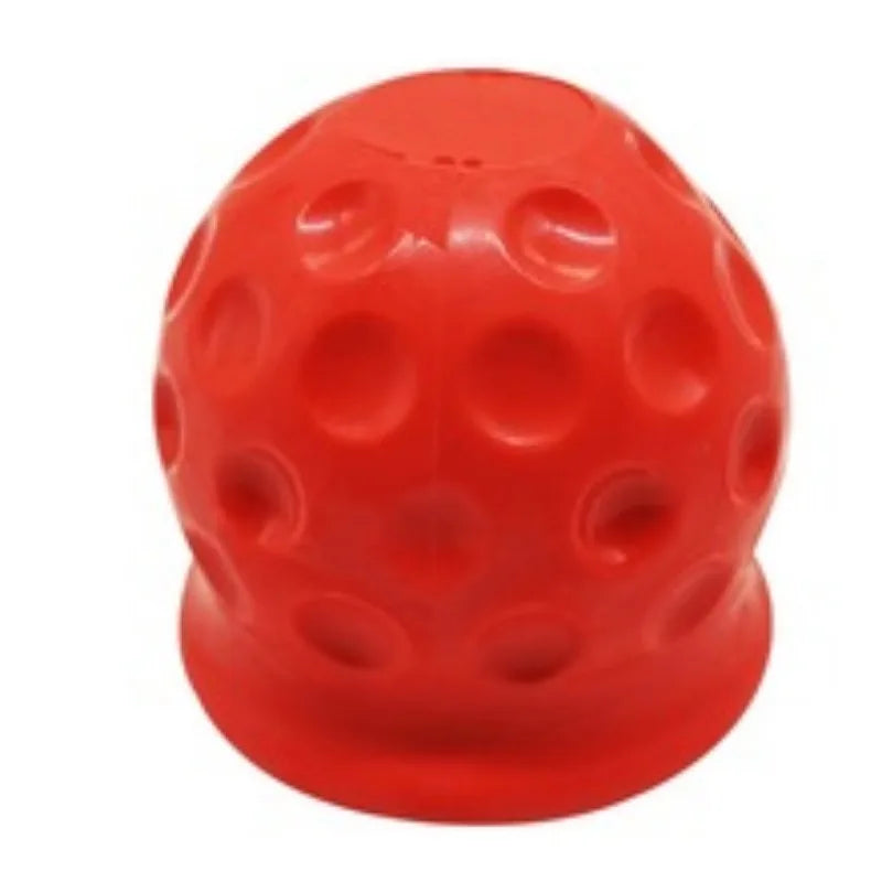 Universal 50mm Tow Bar Ball Cover Cap – Rubber Hitch Protector Tow Hitch Ball Cover Qme Red