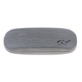 PU Leather Wood Grain Hard Eyeglass Case – Unisex Glasses Box Eyeglass Case Qst A5