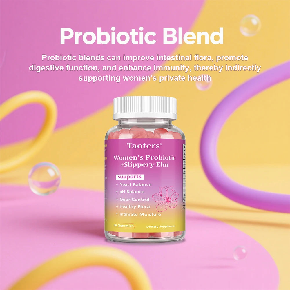 Women's Probiotic Gummies – pH Balance & Gut Health 60ct Probiotic Gummies Qst