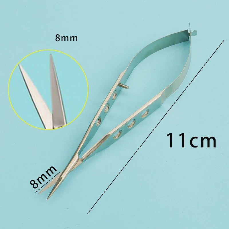 Stainless Steel Double Eyelid Scissors – 6 Colors | Qme Precision Scissors Qme