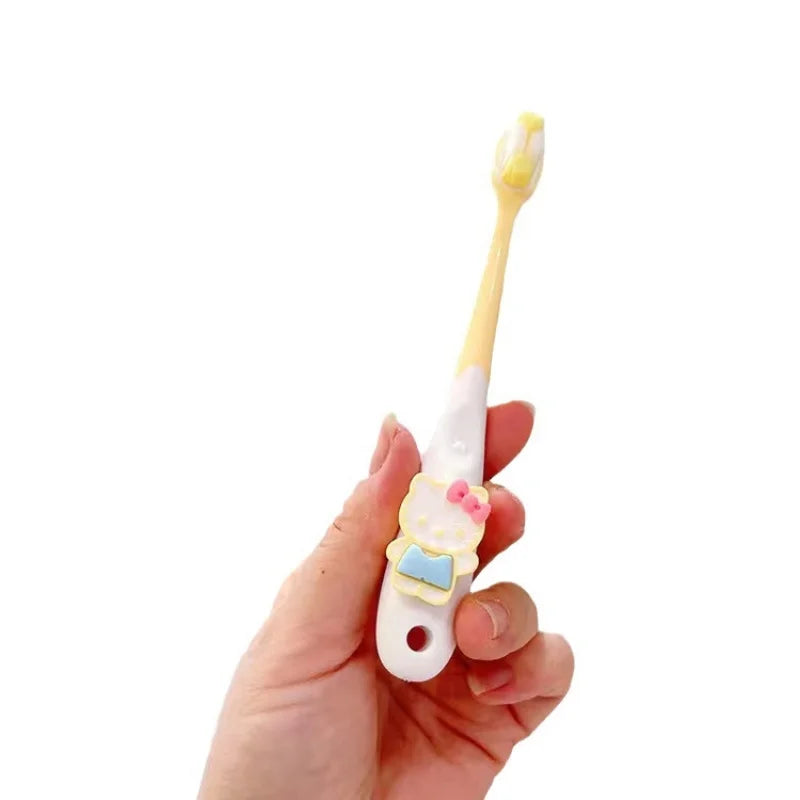 Hello Kitty Kuromi Soft-Bristle Toothbrush – Cartoon Design Character Toothbrush Qme