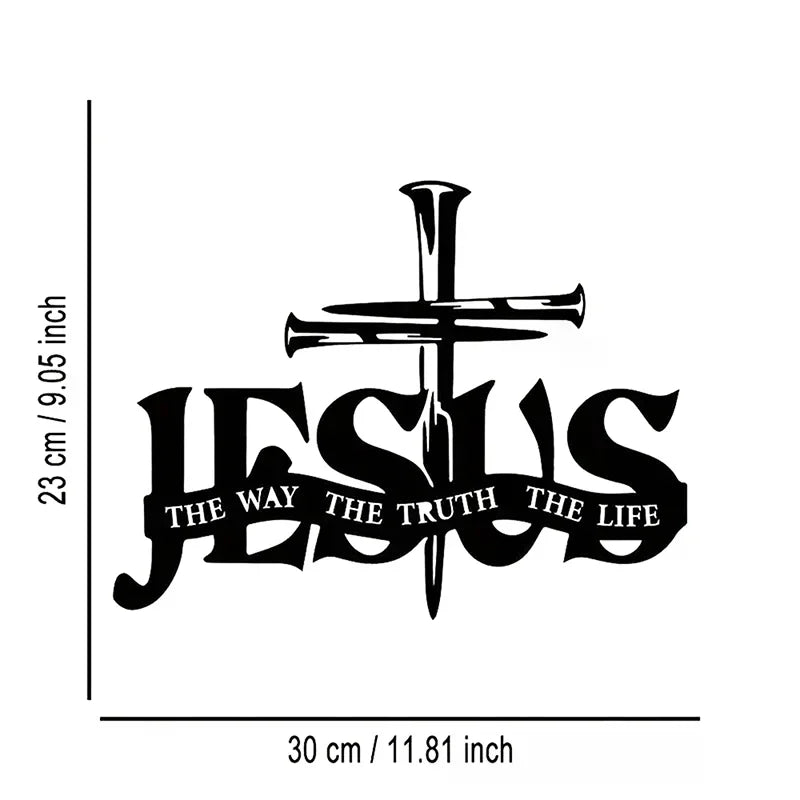 Modern Religious Cross & Praying Hands Metal Wall Decor Metal Wall Art Qme