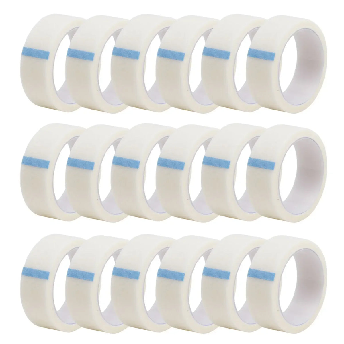 Eyelash Extension Paper Tape Rolls – Porous Non-Woven Fabric Eyelash Extension Tape Qme 50Rolls