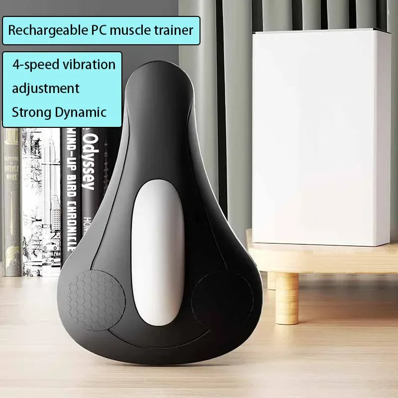 Electric Pelvic Floor Trainer Cushion – 4 Modes, USB-C Pelvic Floor Trainer Qst Black