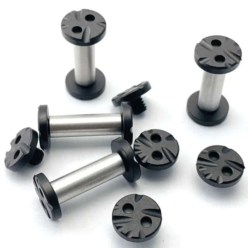 M4 Stainless Steel Folding Knife Handle Lock Screws – 10 Sets Knife Hardware Screws Qst black 5MM-5-10PCS
