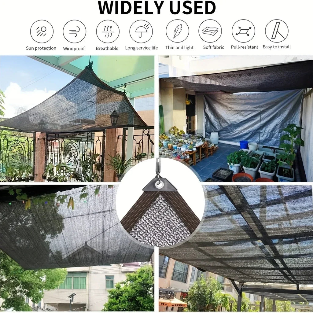 HDPE Sunshade Net 30–90% UV Block for Garden & Greenhouse Garden Shade Netting Qme