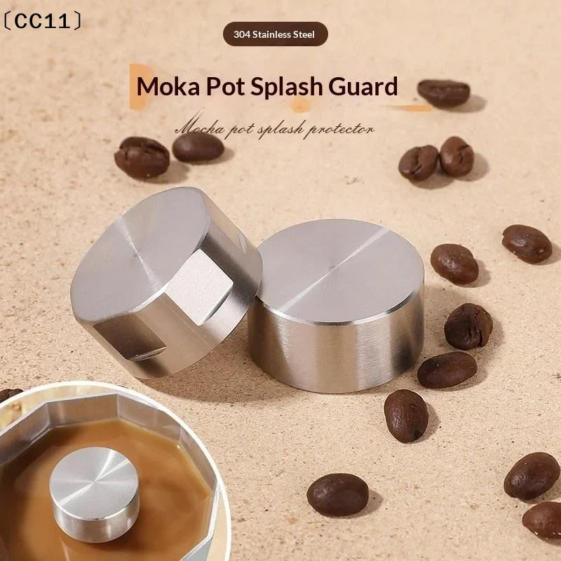 Stainless Steel Moka Pot Splash-Proof Valve Cover Cap Moka Pot Accessory Qme
