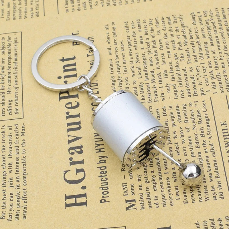 Mini Gear Shift Keychain | Car Enthusiast Novelty Keyring Novelty Keychain Qme