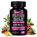 ArtoaLabs Myo Inositol D-Chiro Capsules + Folate D3 Ashwagandha Women's Supplement Qst 1botlle 120capsules