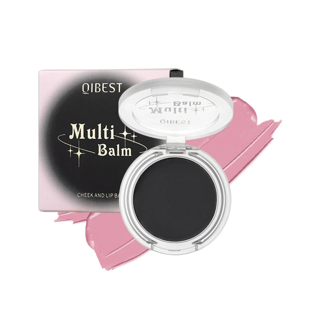 QIBEST 3-in-1 Matte Balm – Lipstick, Blush & Eye Tint Multifunction Color Balm Qme blush