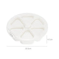 Triangle Onigiri Mould – Japanese Rice Ball Sushi Press Maker Rice Ball Mould Qme White