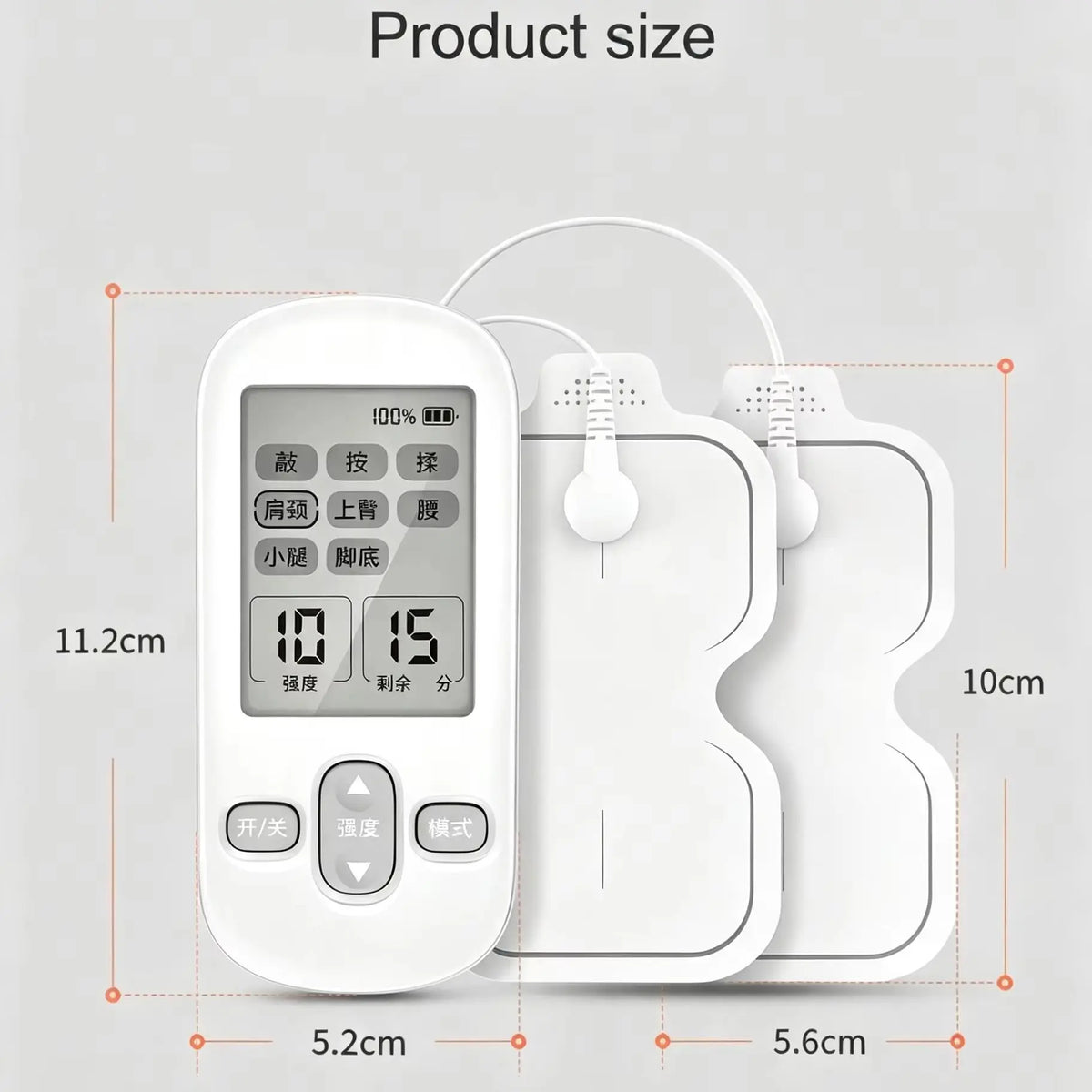 VamsLuna EMS TENS Massager – Portable Electric Muscle Massager Electric Body Massager Qst