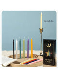 Brown Soy Wax Smokeless Candles | Wedding & Dinner Décor Decorative Candle Set Qme 12pcs
