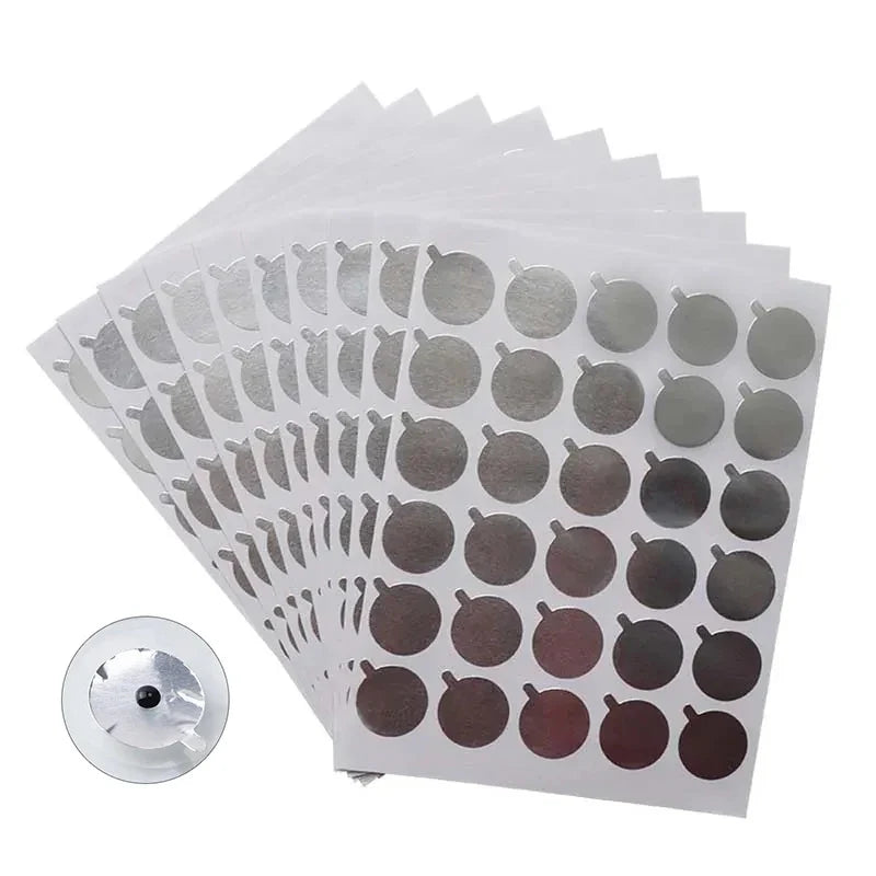 Disposable Eyelash Glue Holder Foil Palettes | Lash Extension Pads Lash Extension Accessories Qme
