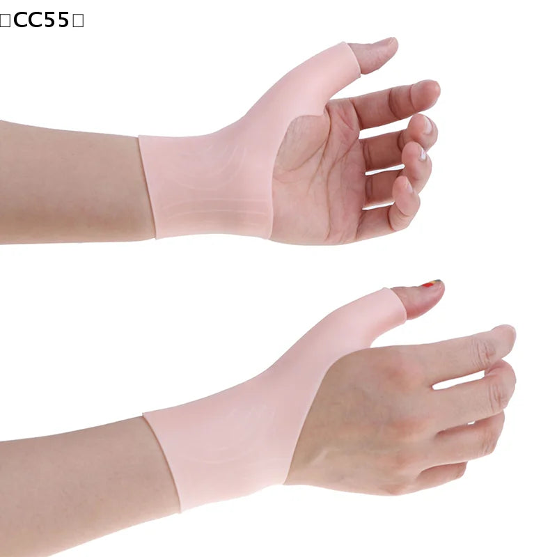 Silicone Gel Wrist & Thumb Support Gloves – 1 Pair (CC55) Wrist Support Gloves Qst