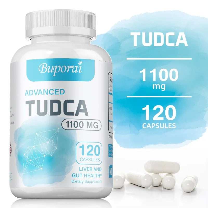 TUDCA Liver Support Supplement 1100mg – Non-GMO, 60 Capsules Liver Support Supplement Qst