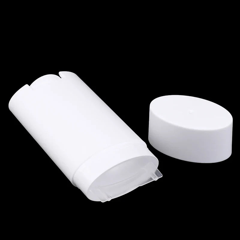 Refillable Twist-Up Deodorant Containers DIY 2 Pack | 75g PP DIY Deodorant Container Qme