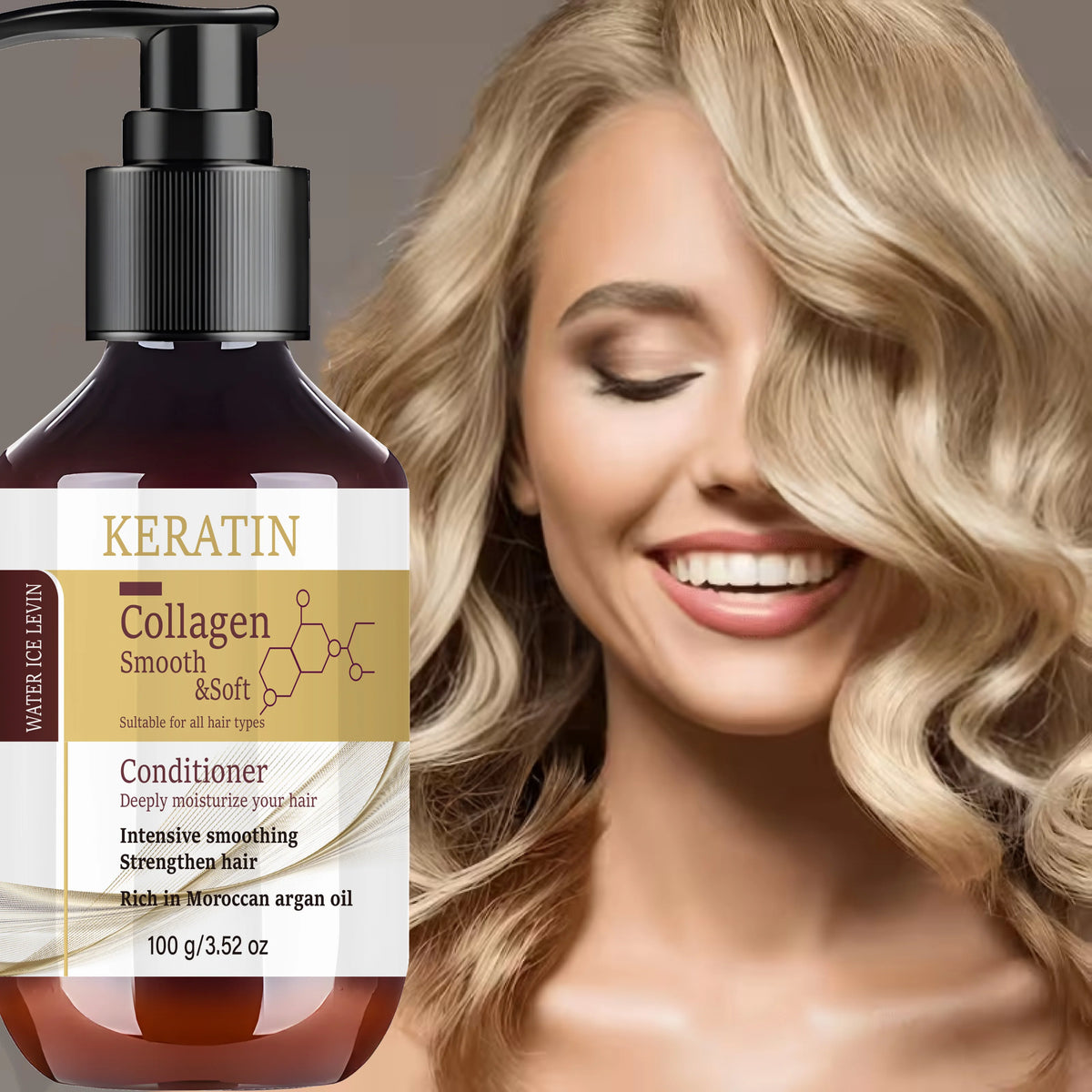 Keratin Collagen Conditioner – Rosemary & Argan Oil Hair Conditioner Qme