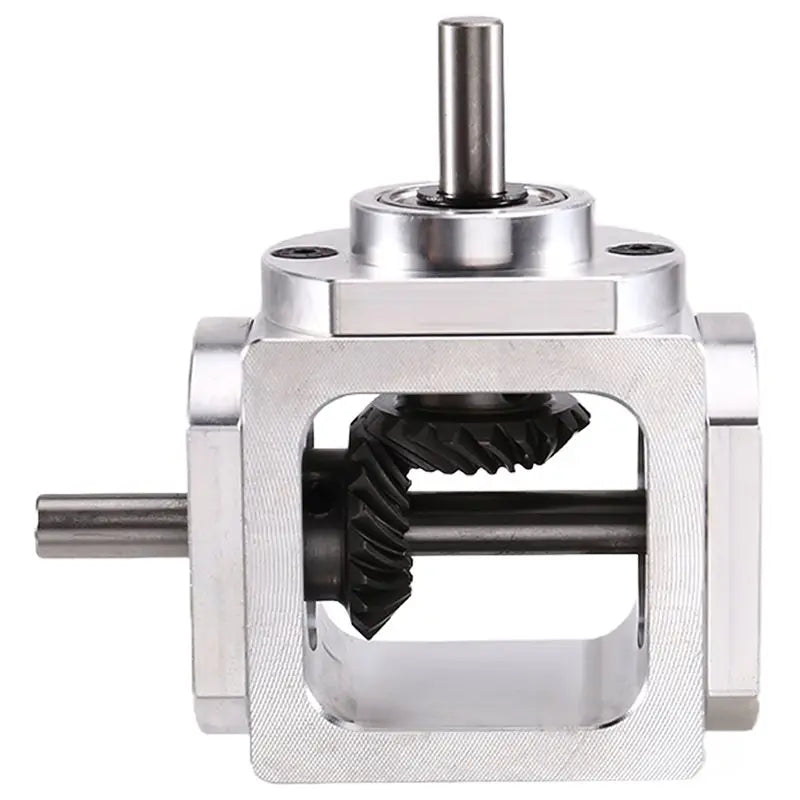 A02F-2X 90° Right Angle Bevel Gearbox | 20-Tooth Aluminum Right Angle Gearbox Qme