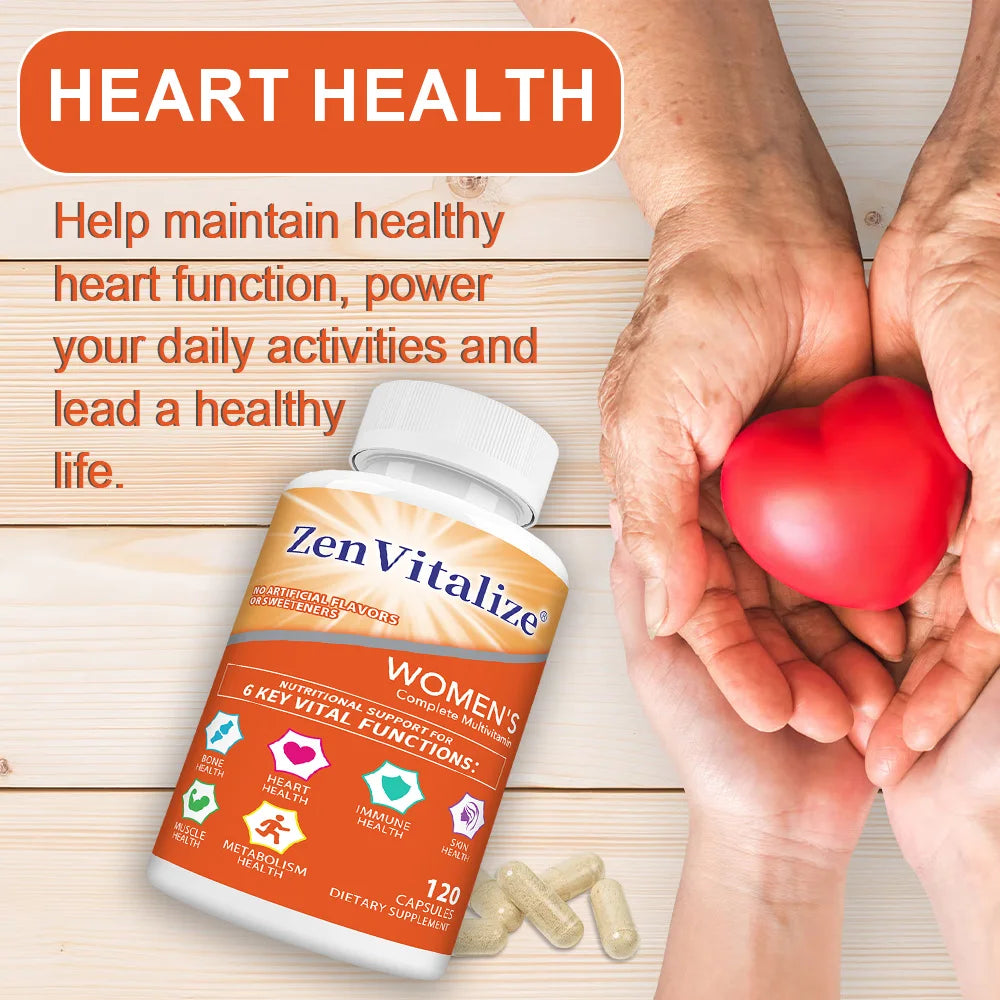 Women's Multivitamin – Vitamins A C D E Zinc Biotin Folic Acid Women's Multivitamin Qst
