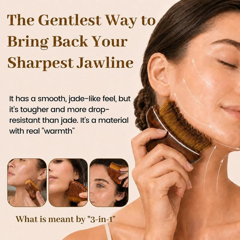 Crescent Facial Contour Brush – Sculpting & De-Puffing Tool Facial Contour Brush Qme