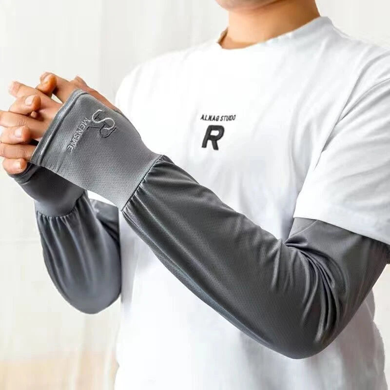 Women's UV Protection Arm Sleeves – Cooling Sun Cover UV Arm Sleeves Qst A2