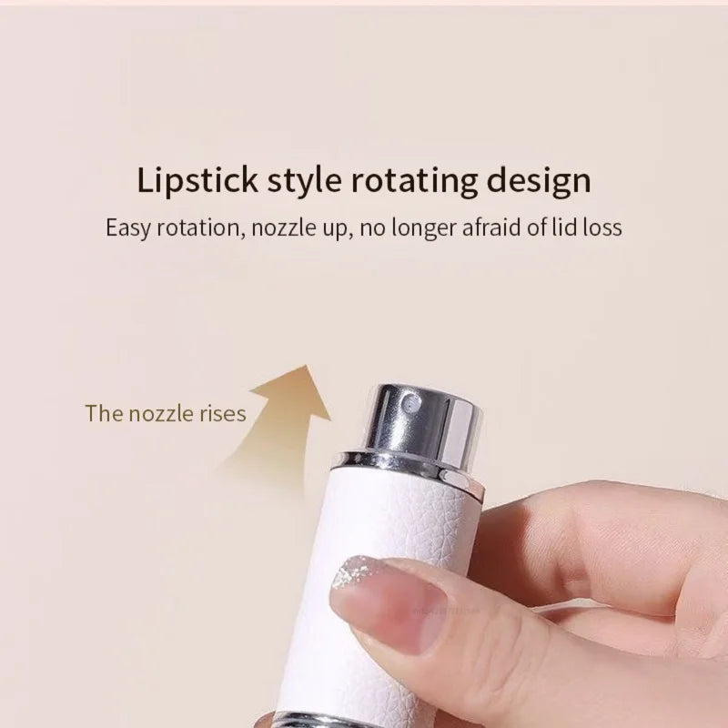Leather Perfume Atomizer 8ml – Portable Refillable Spray Bottle Perfume Atomizer Qme