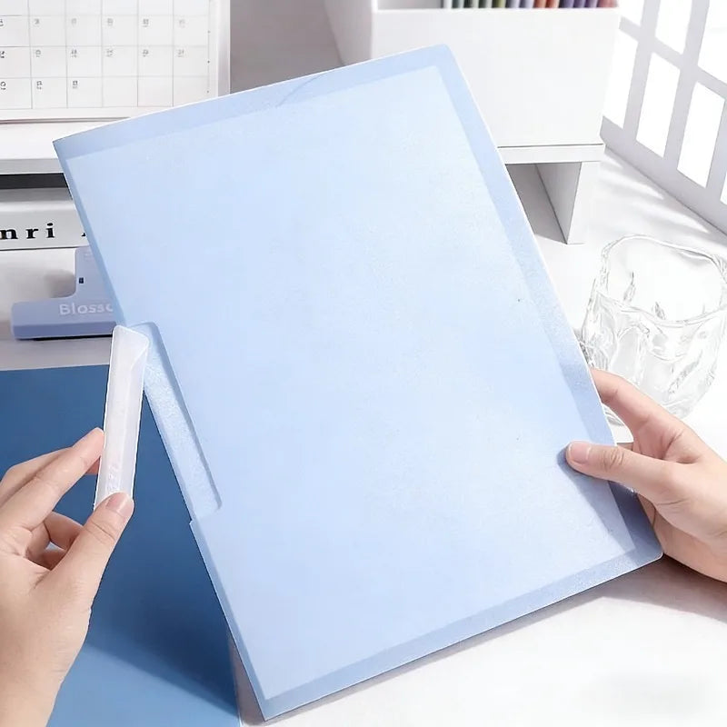 Gradient Document Folder Rotating Side-Opening Buckle | 5-Pack Document Folder Qme
