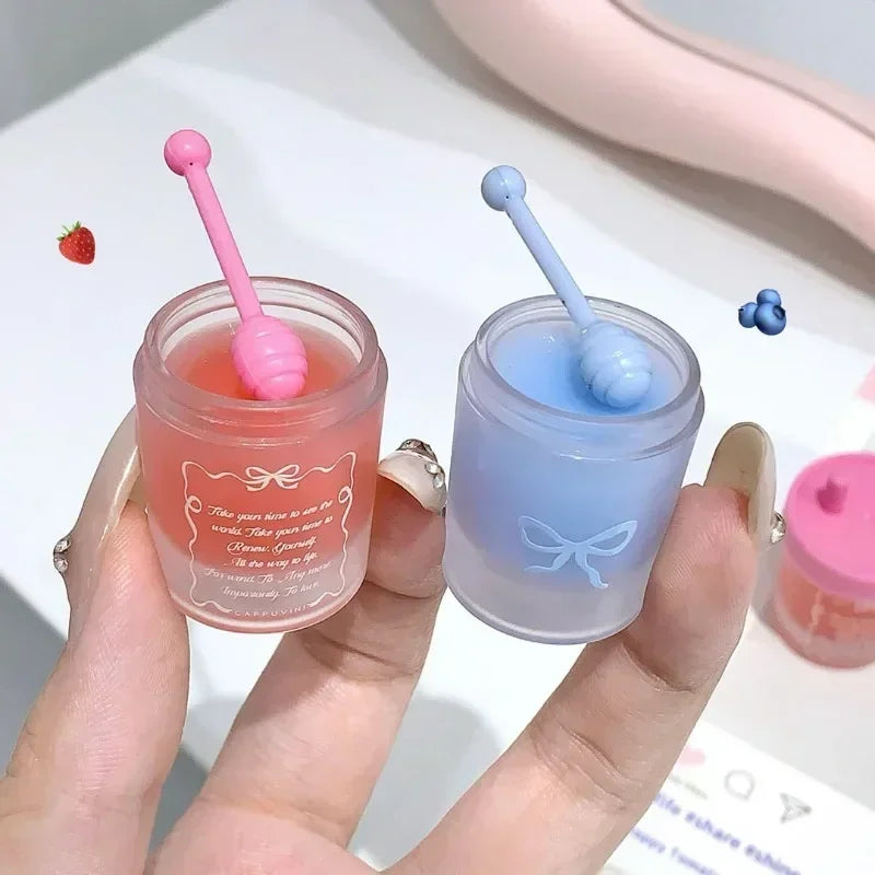 Blueberry Juice Solid Lip Mask – Moisturizing Nourishing Lip Balm Solid Lip Mask Qme
