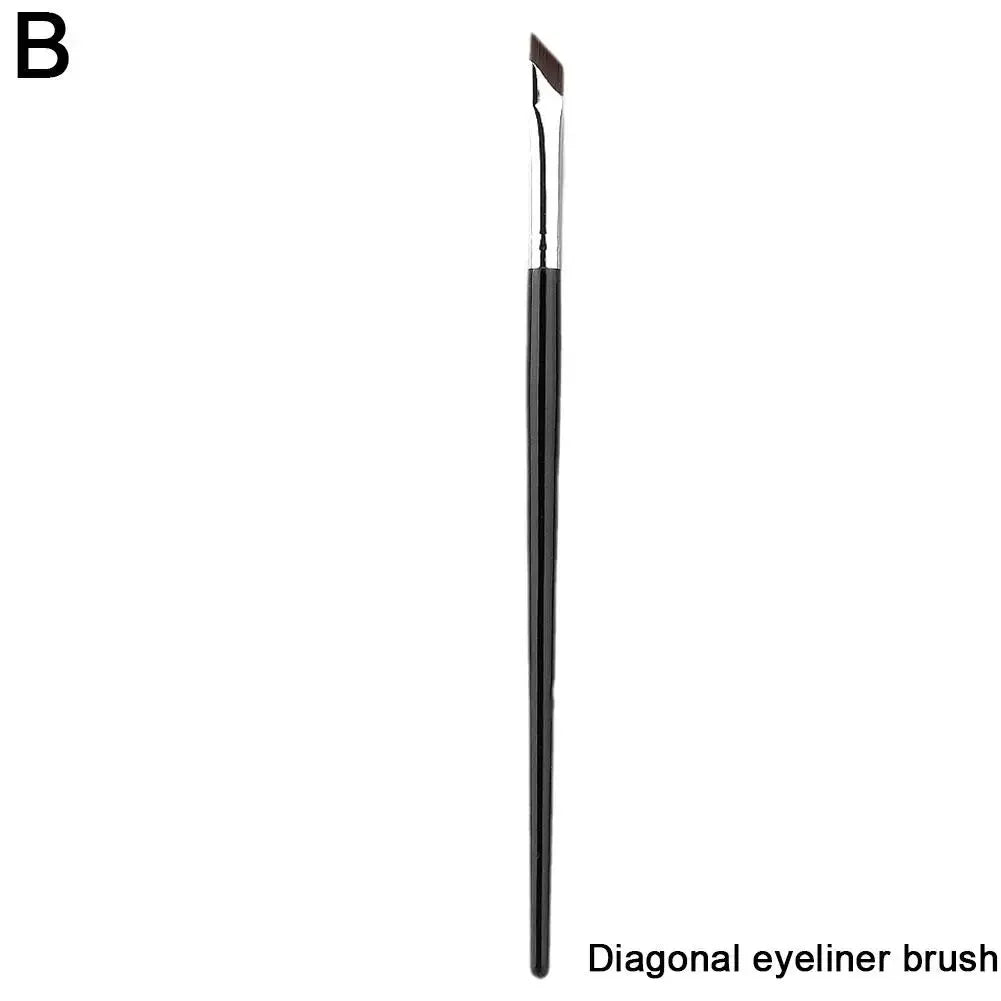 Ultra Thin Blade Eyeliner & Eyebrow Brush – Fine Angle Flat Eyeliner Brush Qme B