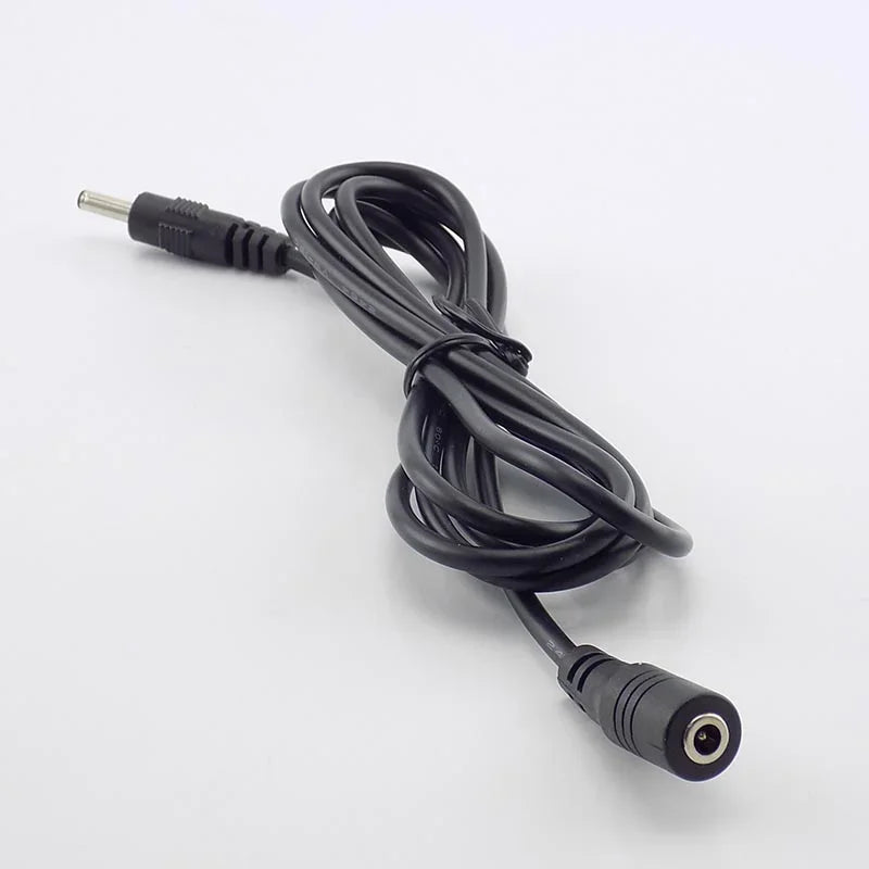 DC Power Extension Cable 3.5mm×1.35mm Female to Male 5V 2A DC Power Cable Qme