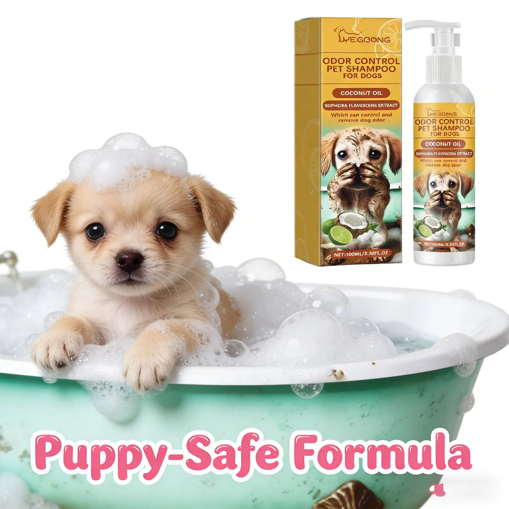 Hypoallergenic Dog Shampoo – Stain Remover & Odor Control Dog Grooming Shampoo Qme