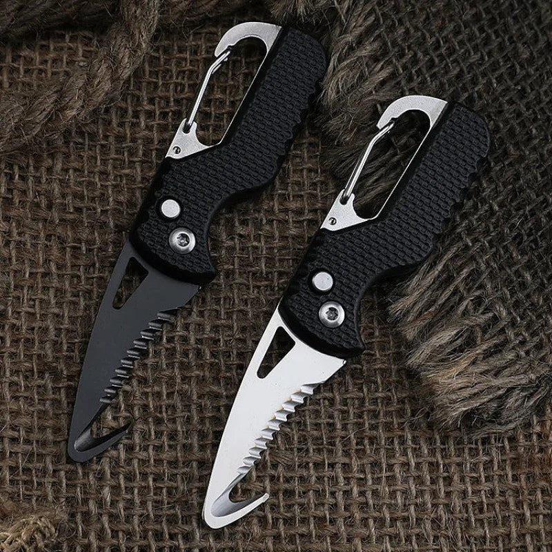 Portable Folding Hook Cutter – Stainless Serrated Blade Folding Hook Cutter Qme