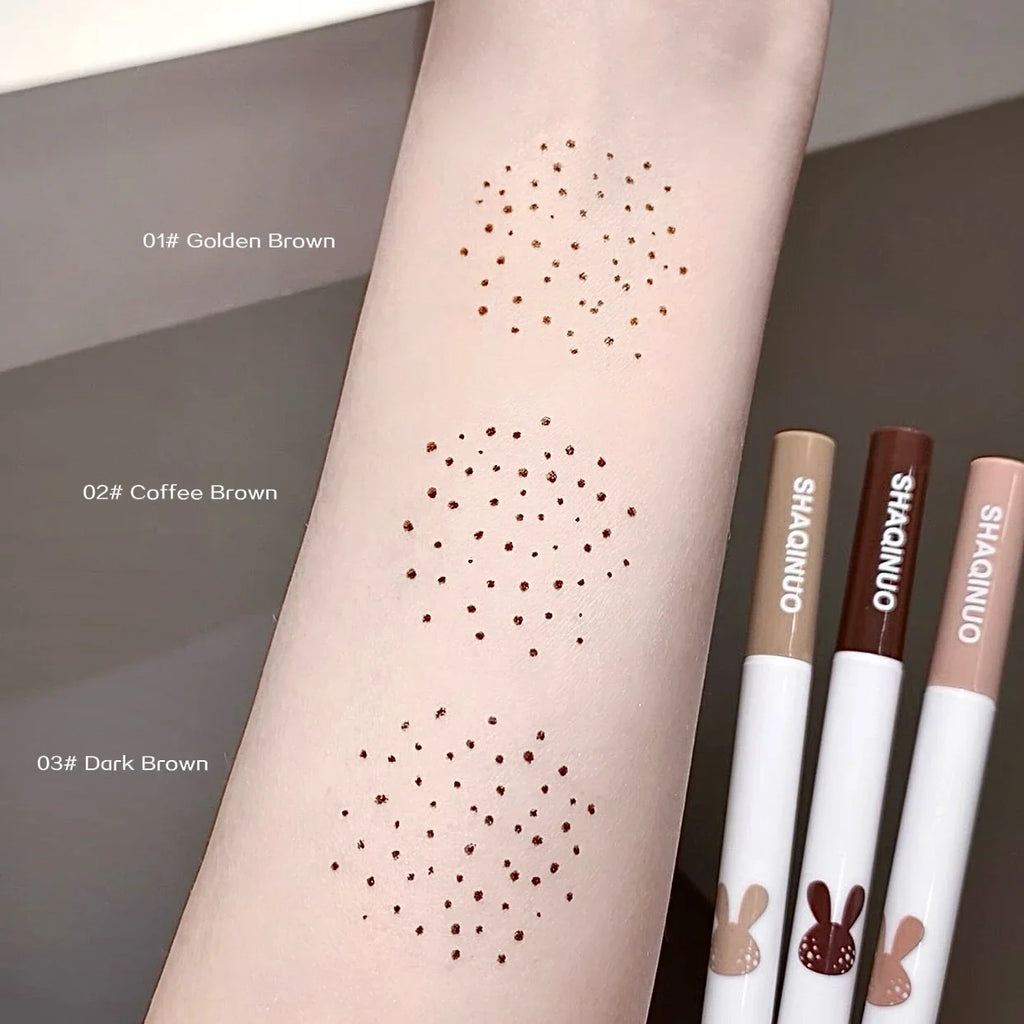 SHAQINUO Waterproof Fake Freckles Pen – Natural Lifelike Dots Freckle Makeup Pen Qme