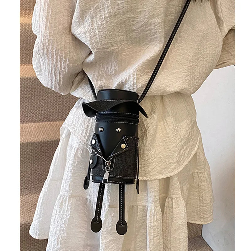 Women's Gothic Kawaii Mini Chain Phone Crossbody Bag Mini Crossbody Bag Qme