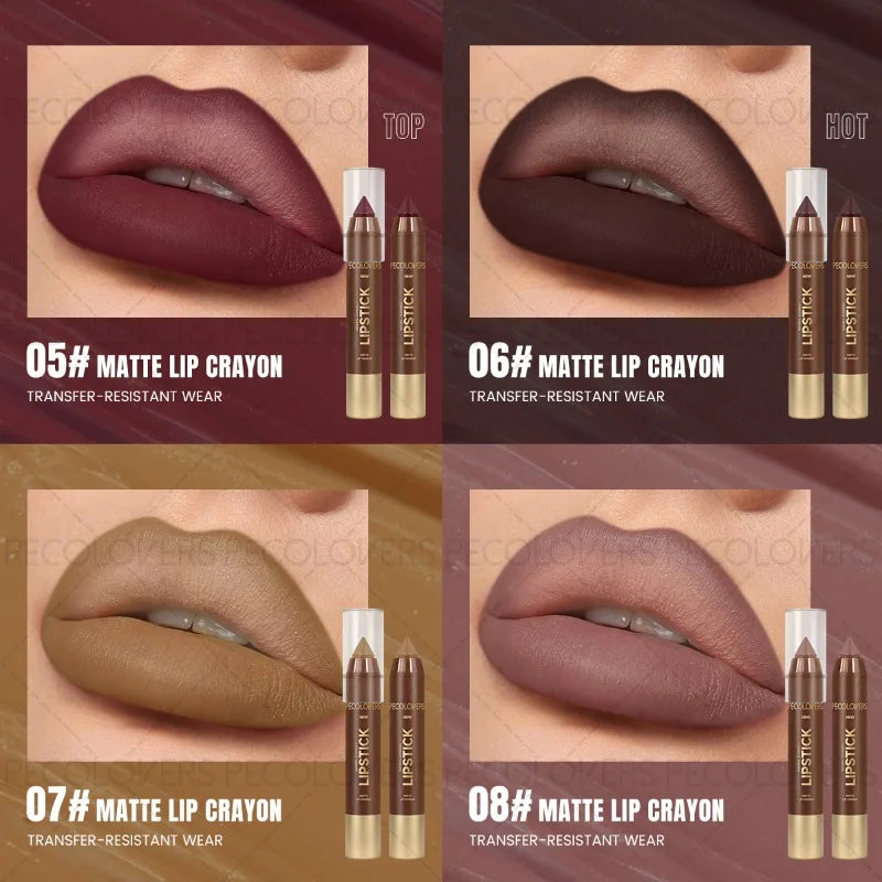 Lip Liner Brown Tube – Contour & Define for Fuller Lips Lip Liner Pencil Qme