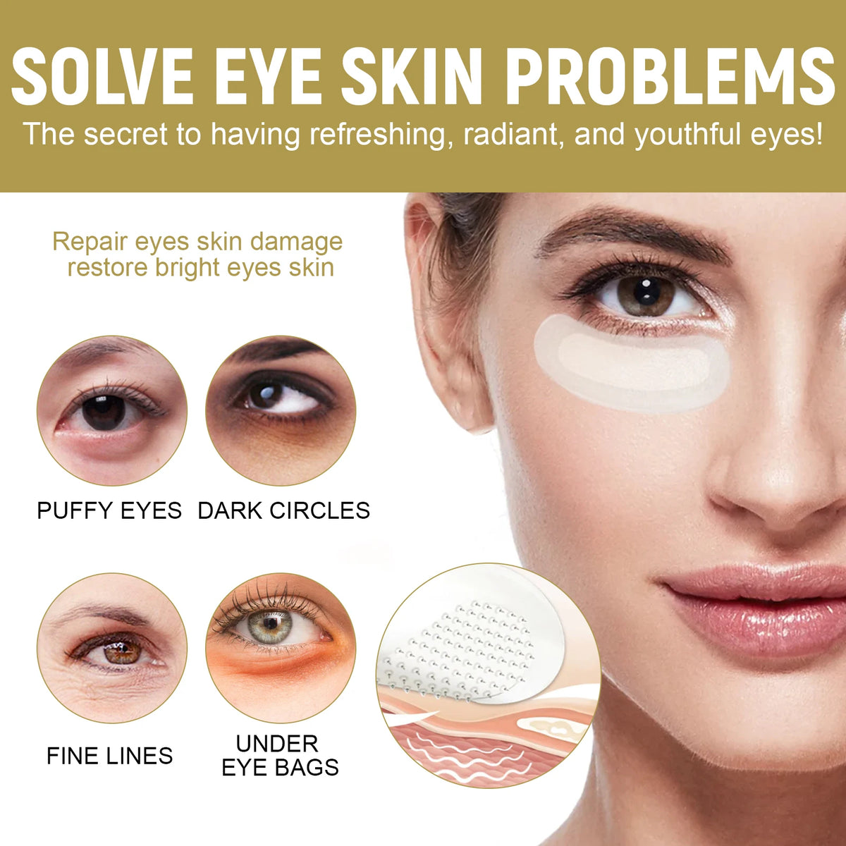 Eelhoe Gentle Eye Patches – Firming & Moisturizing Under-Eye Mask Under-Eye Patch Qst