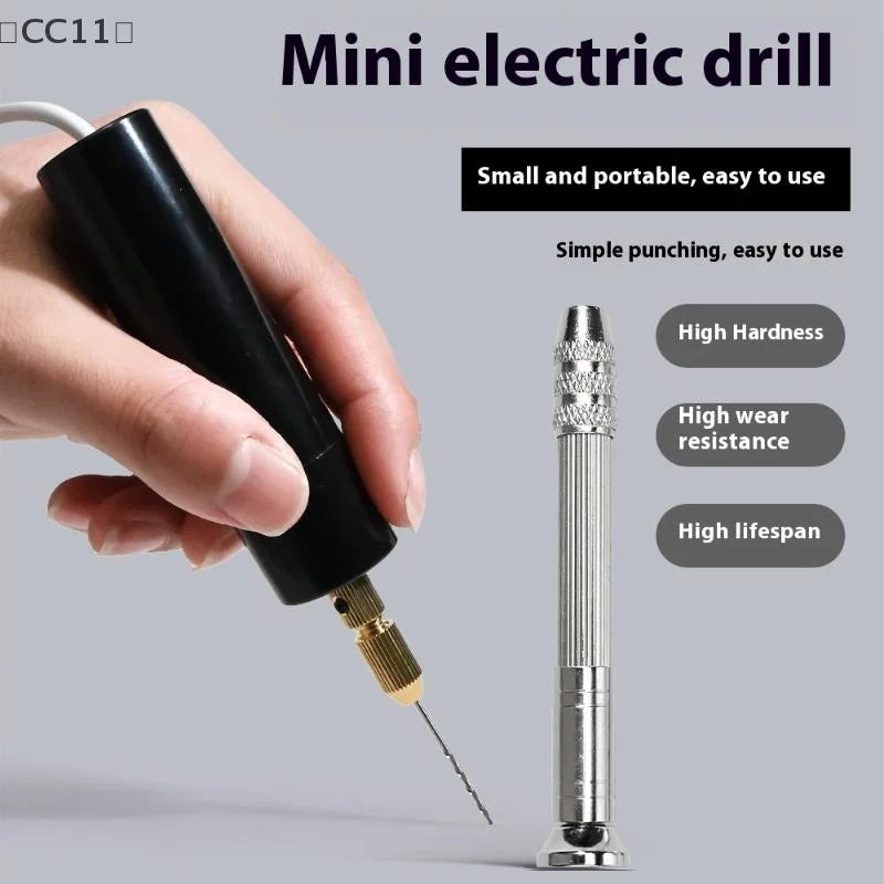 USB Handheld Electric Drill for Resin & Jewelry Making – CC11 Mini Craft Drill Qme