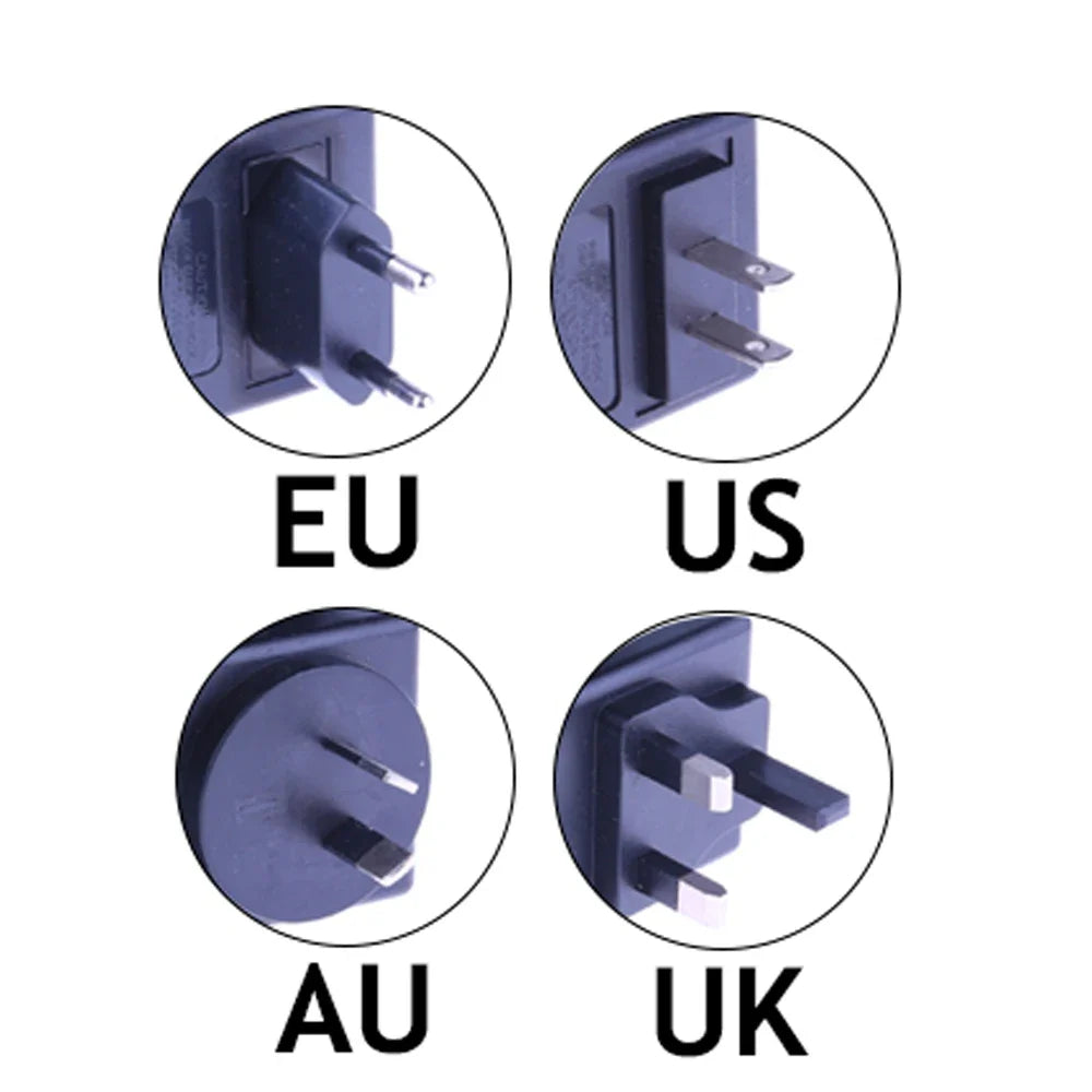 12V 2A AC/DC Power Adapter – EU UK AU US Plug | CCTV AC/DC Power Adapter Qme