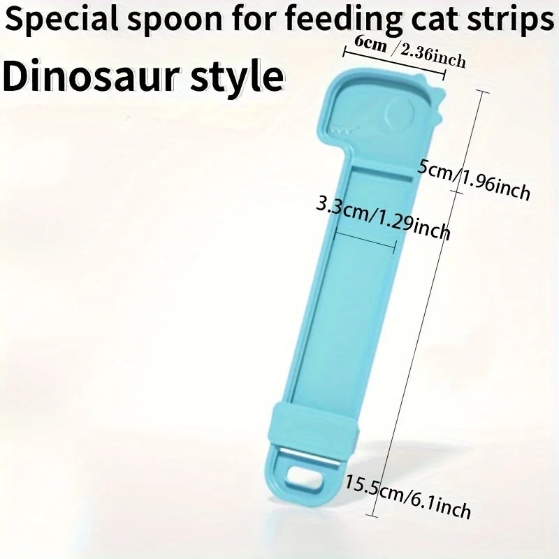Cat & Dog Squeeze Feeding Spoon – Safe No-Mess Treat Dispenser Pet Feeding Spoon Qme