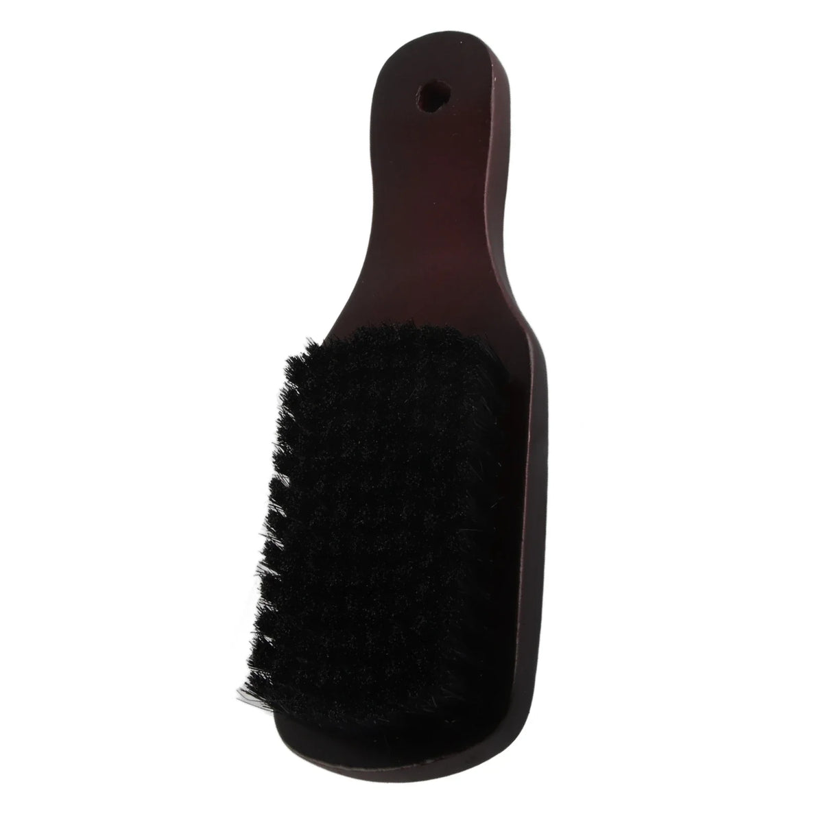 Men's Beard Brush – Wooden Handle & High-Elasticity Bristles Beard Grooming Brush Qme black
