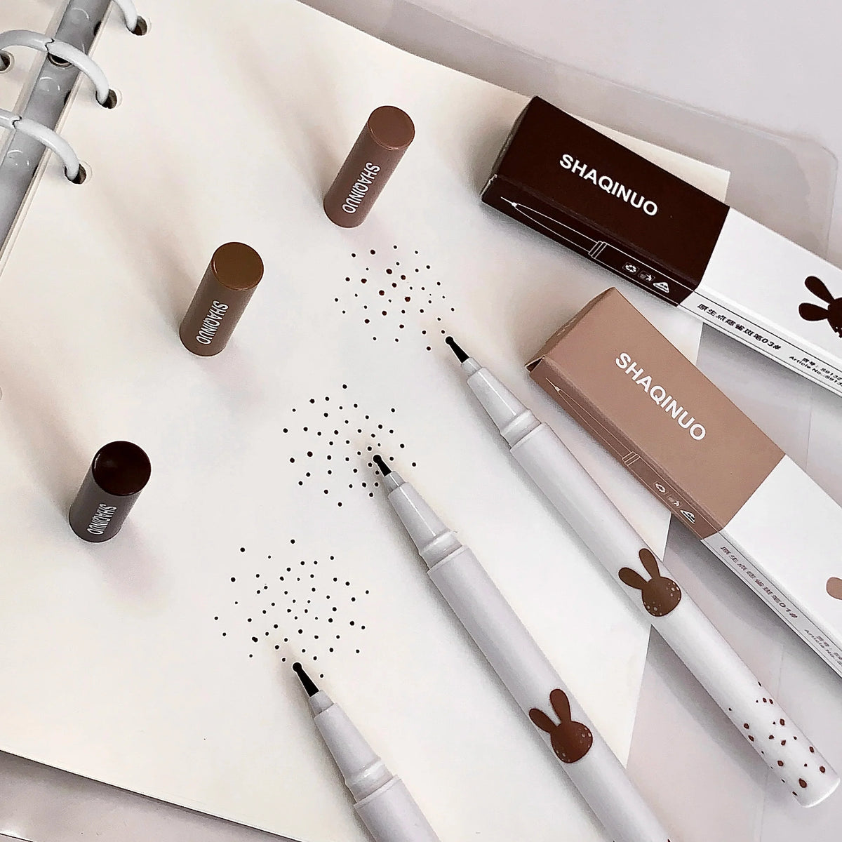 SHAQINUO Waterproof Fake Freckles Pen – Natural Lifelike Dots Freckle Makeup Pen Qme