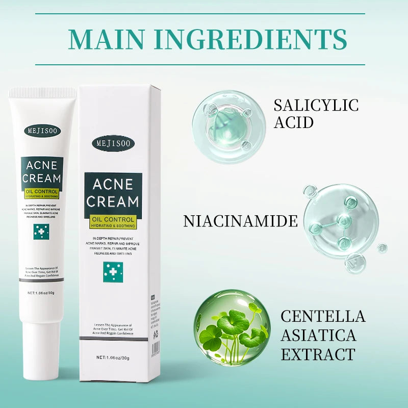Salicylic Acid Face Cream – Pore Minimizing & Oil Control 30g Salicylic Acid Cream Qst