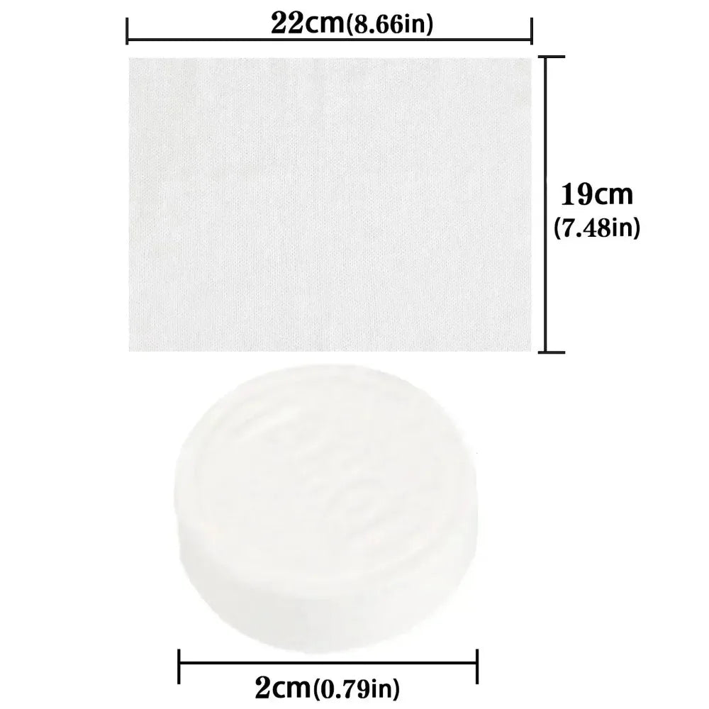 Disposable Compressed Travel Towels – 100pc Cotton Face Wash Disposable Travel Towels Qme